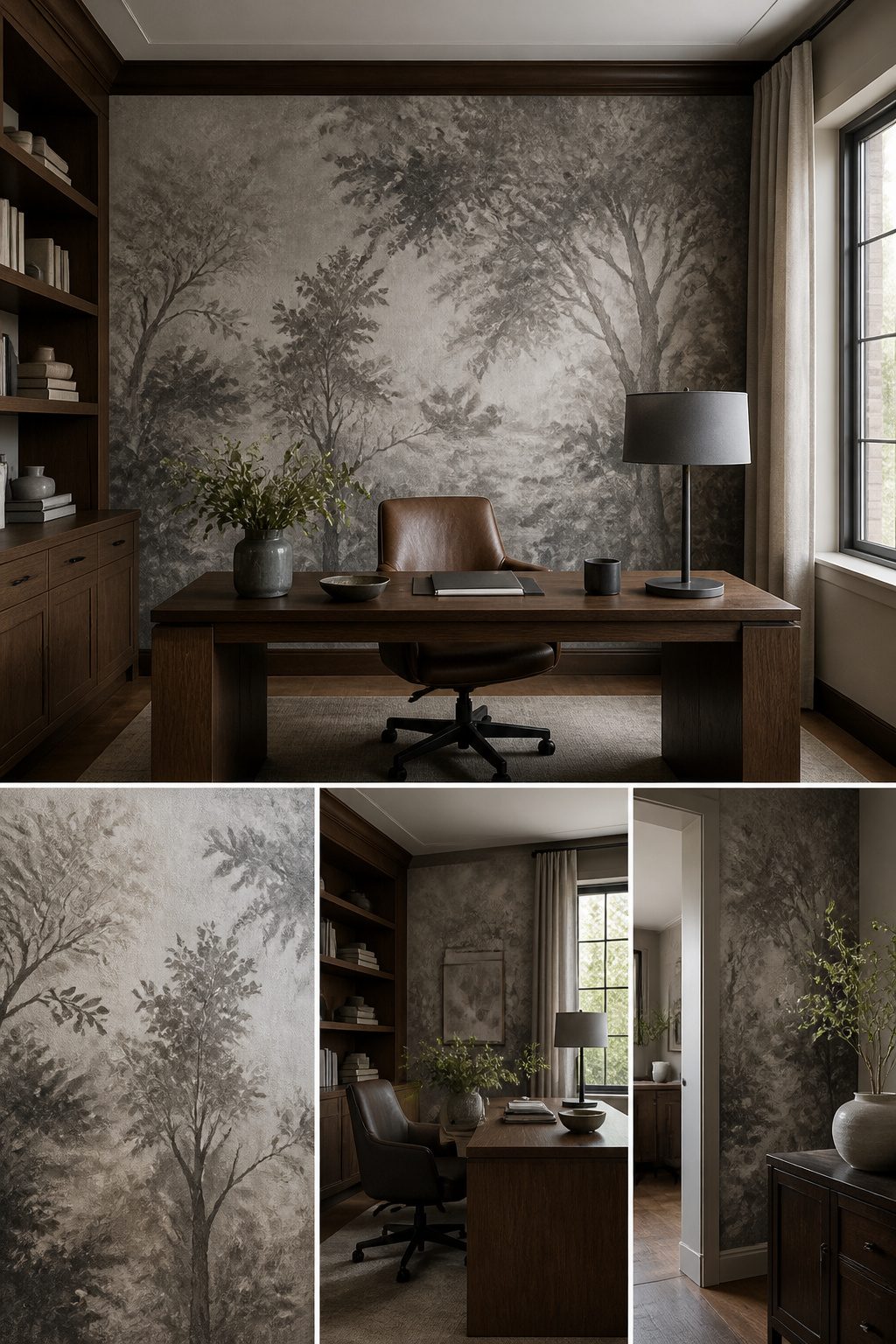 Image of a tool for customizing mural wallpaper designs.